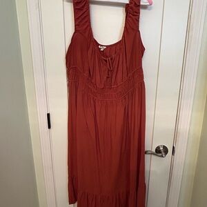 Derek Heart Rust Maxi Dress